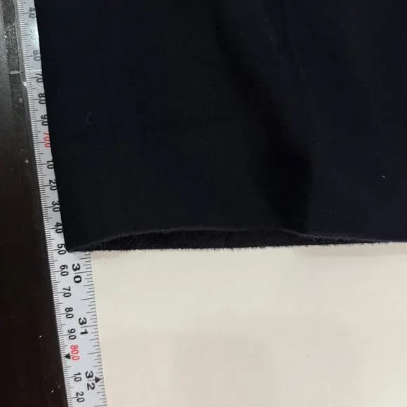 Gabriela Hearst Tailored Pleated Tapered Trouser Black 100% Cashmere IT46 US10